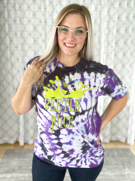 Beetlejuice Tie Dye Graphic Tee