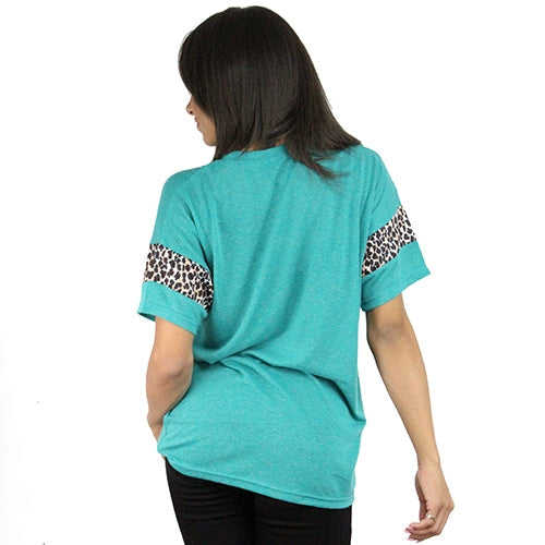 Totally Teal Jungle Top