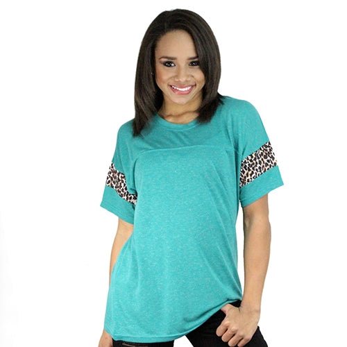 Totally Teal Jungle Top