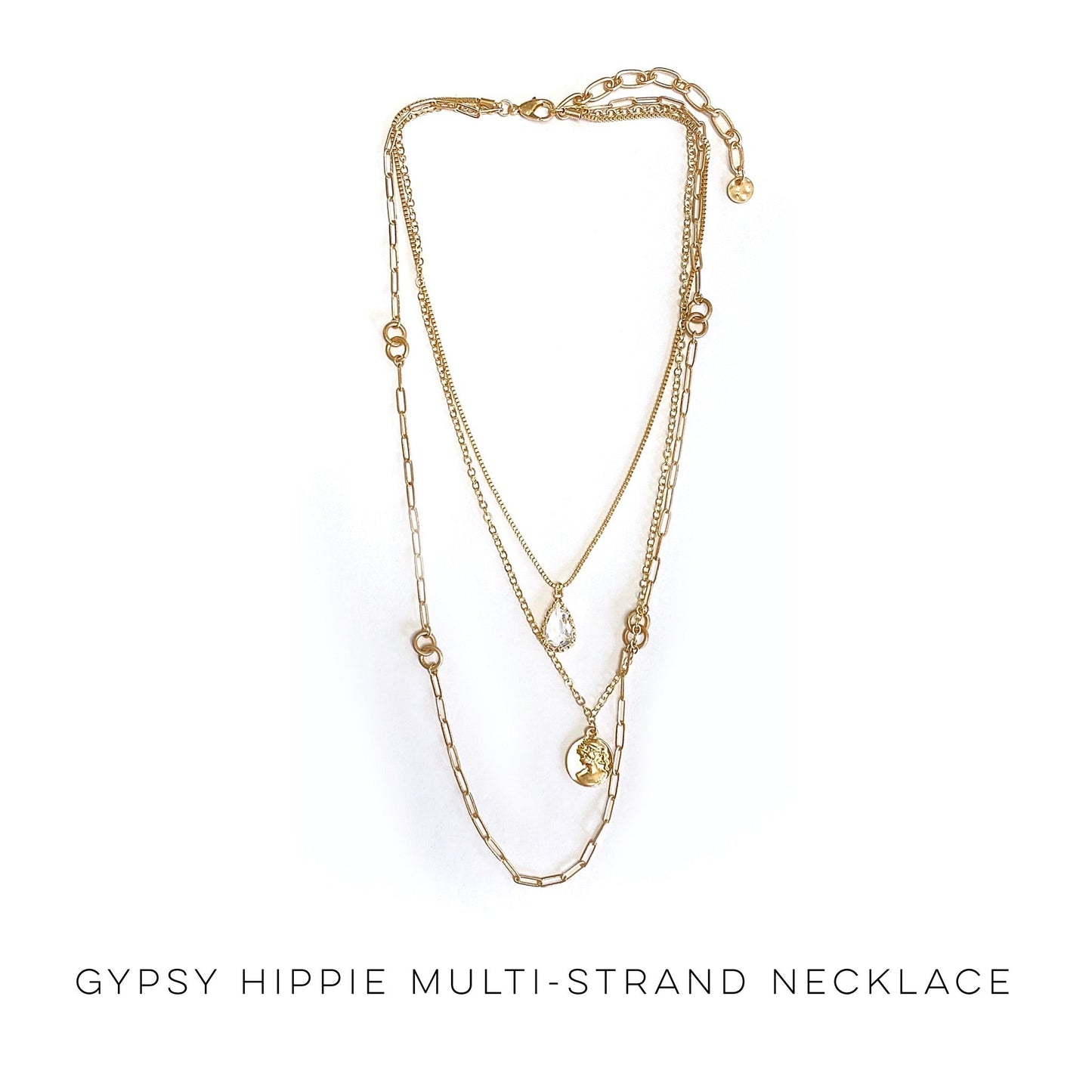 Gypsy Hippie Multi-Strand Necklace