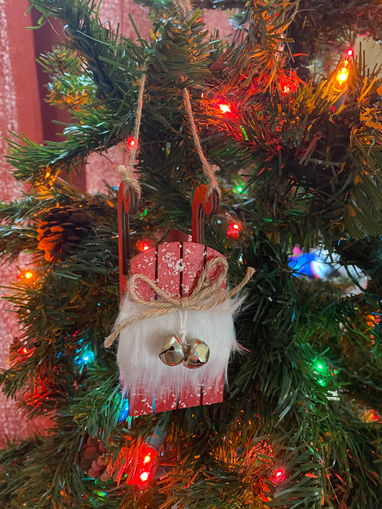 Jingle Bell Sled Ornament