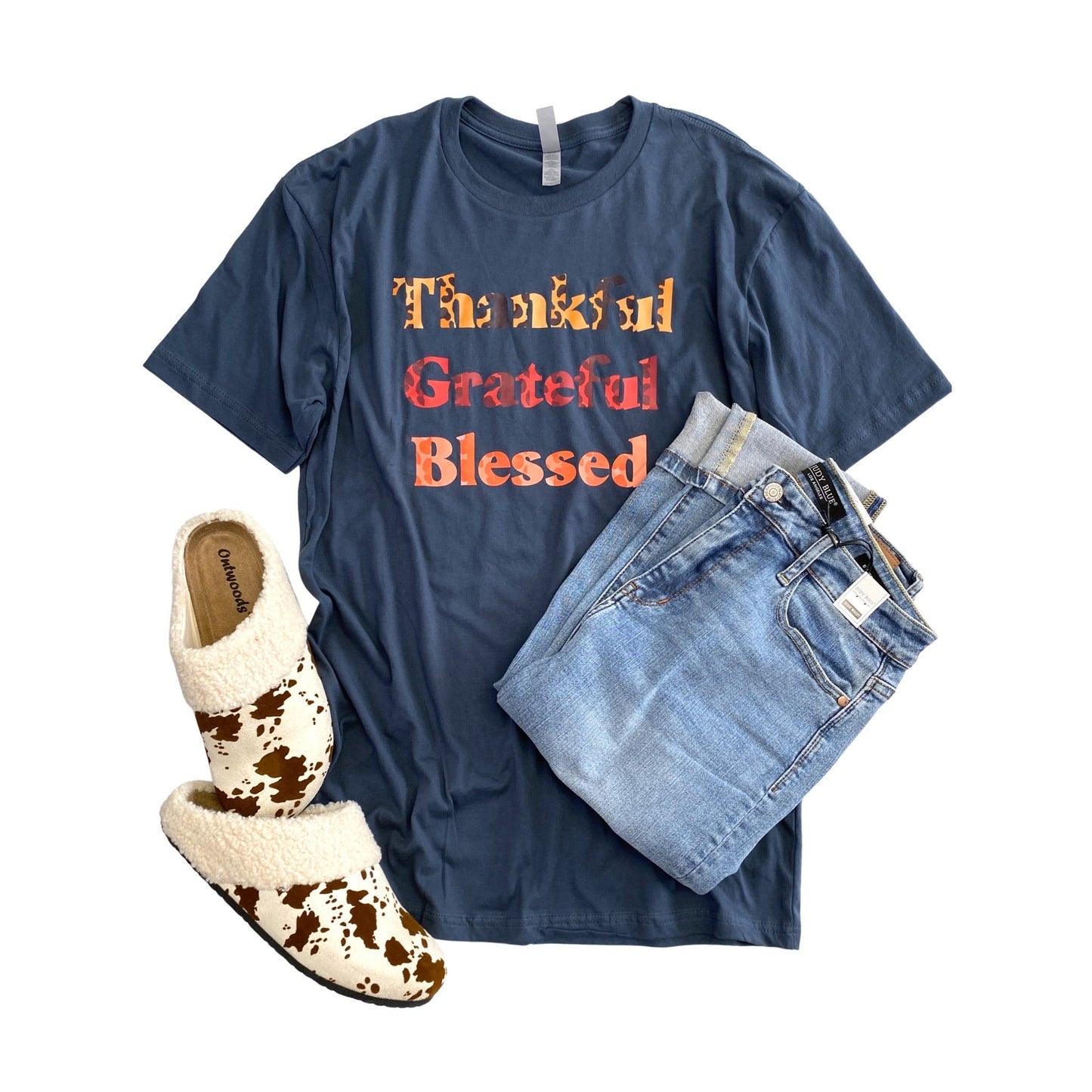 Thankful Grateful Blessed Graphic Tee