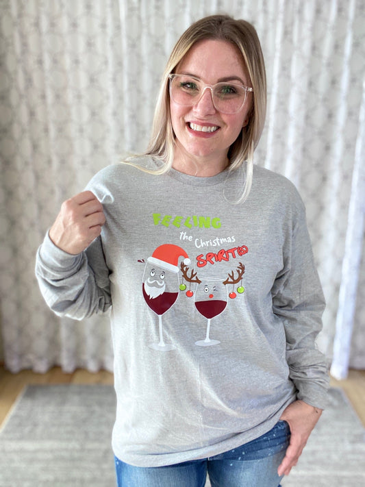 Feeling the Christmas Spirit Graphic Tee