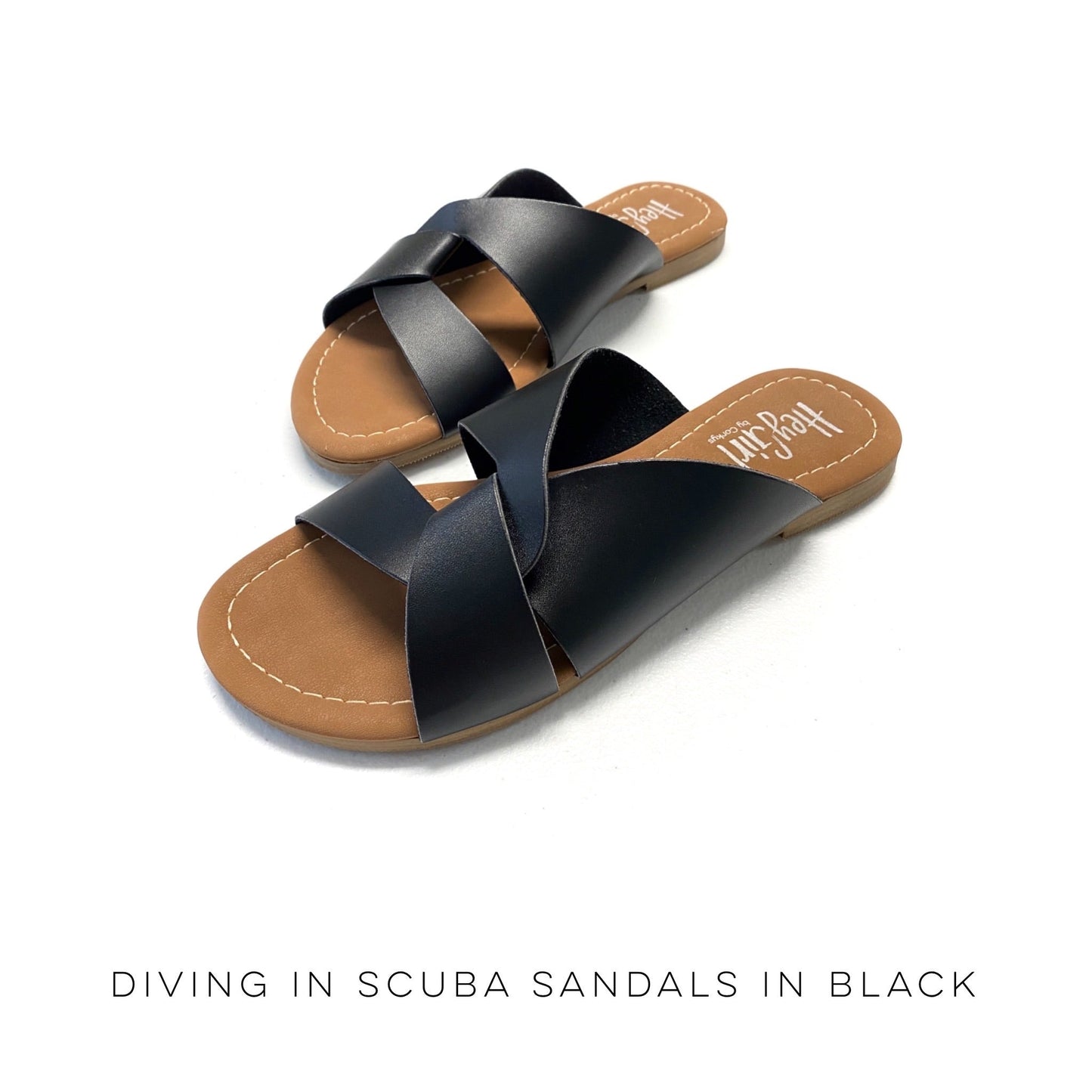 Diving In Scuba Sandals in Black