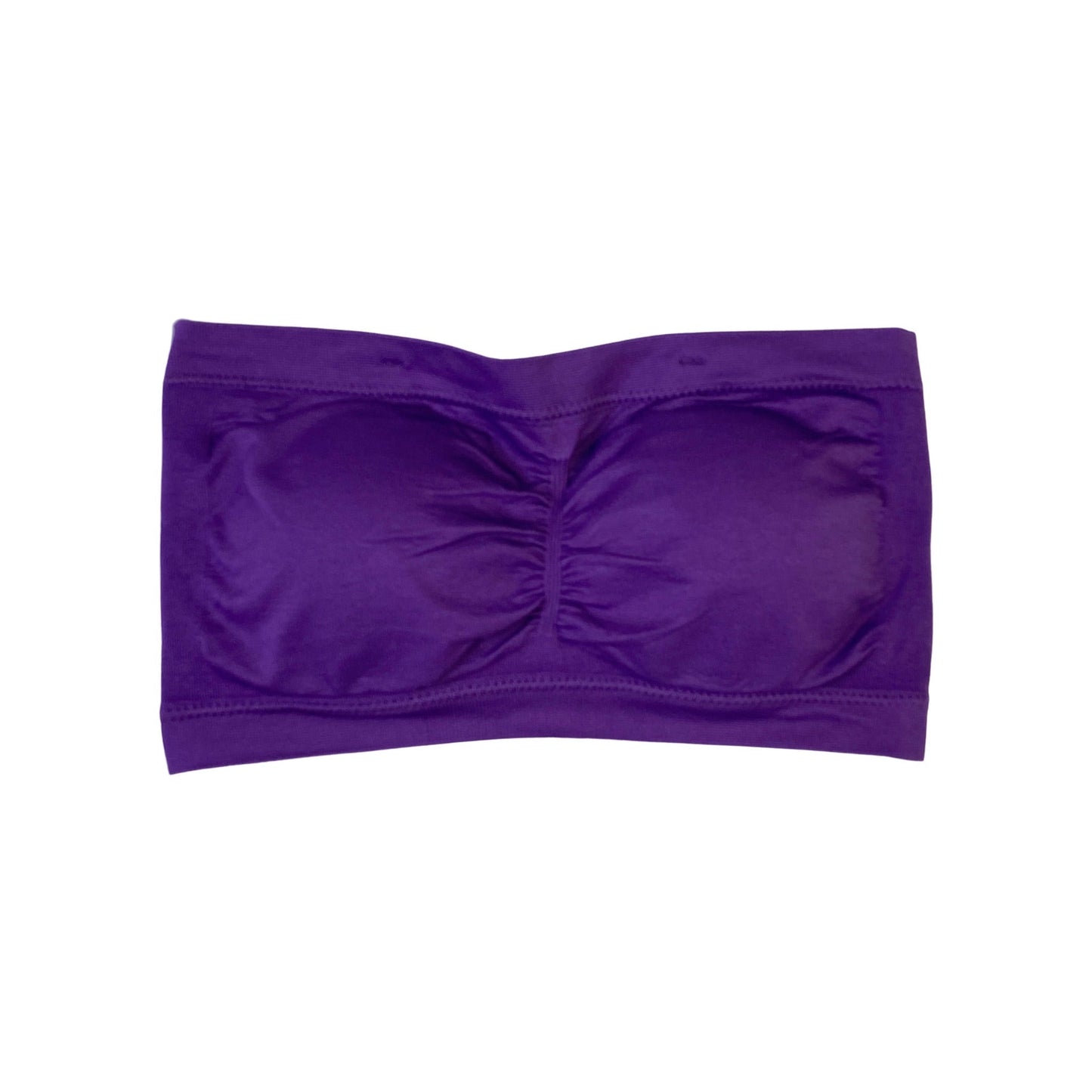Show Off Your Shoulders Strapless Bandeau in Purple