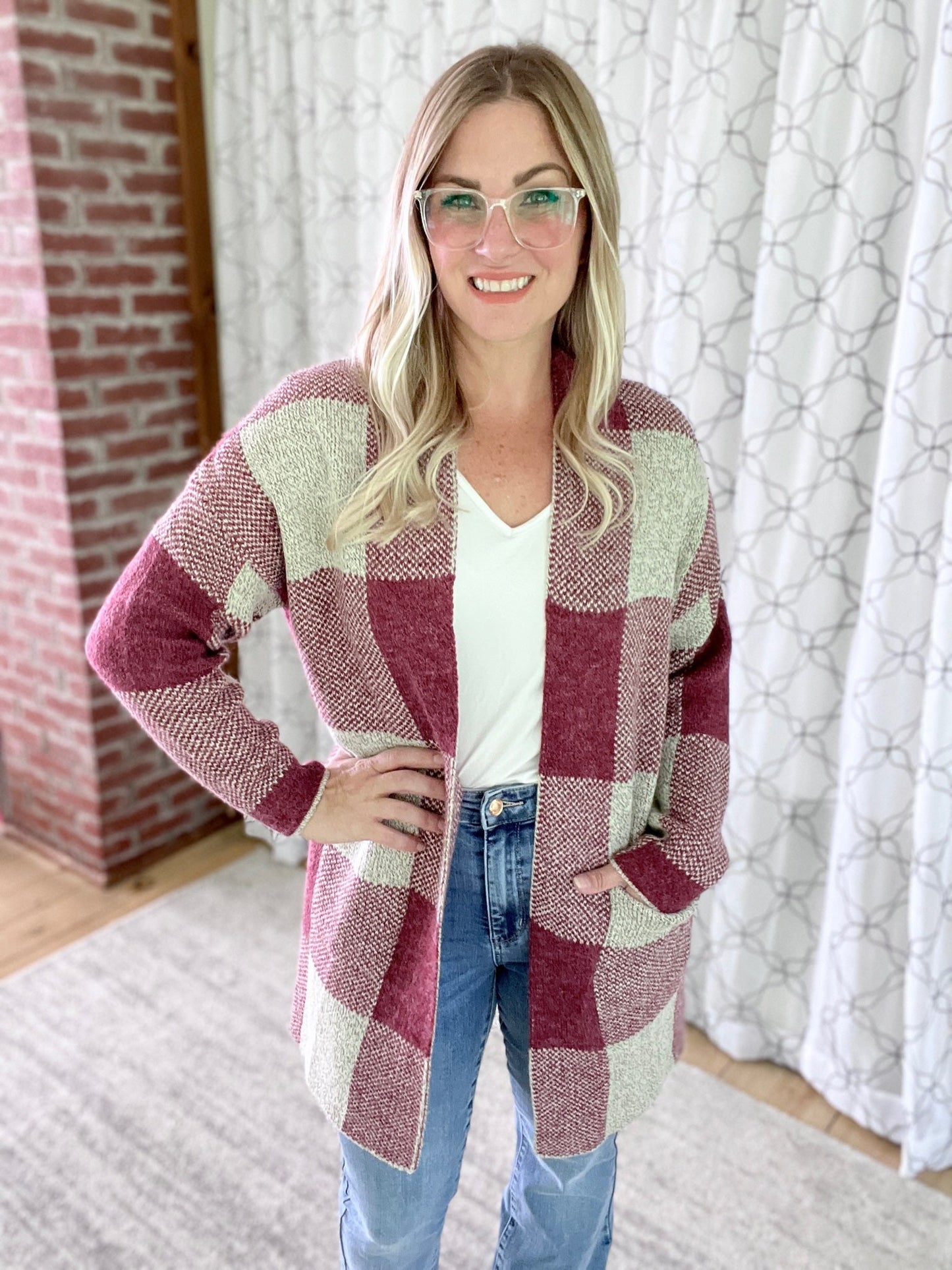 Little Miss Plaid Cardigan