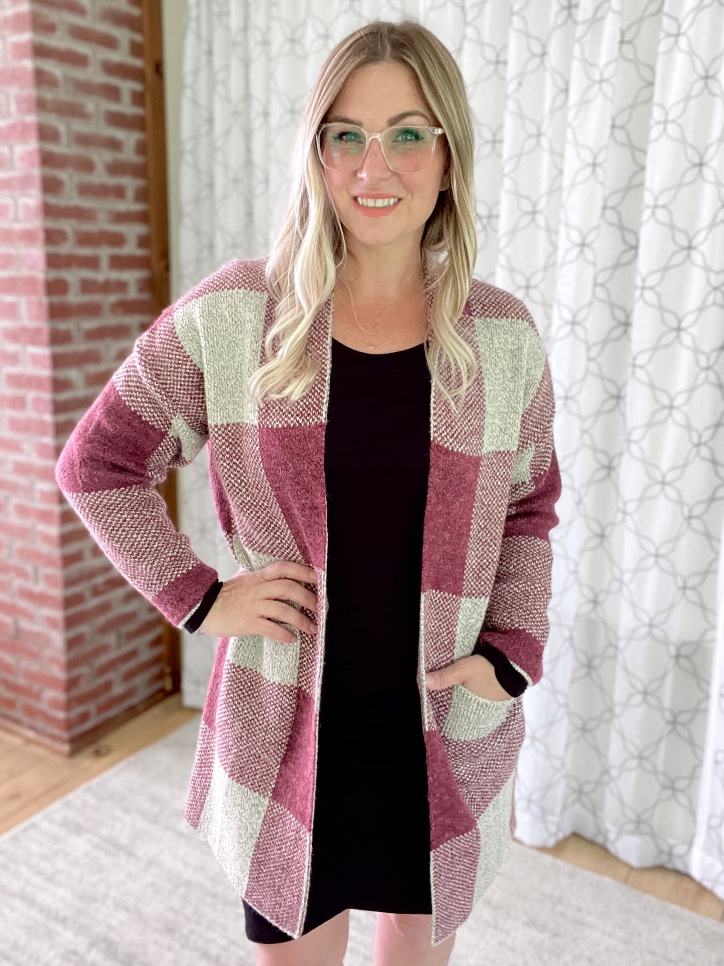 Little Miss Plaid Cardigan