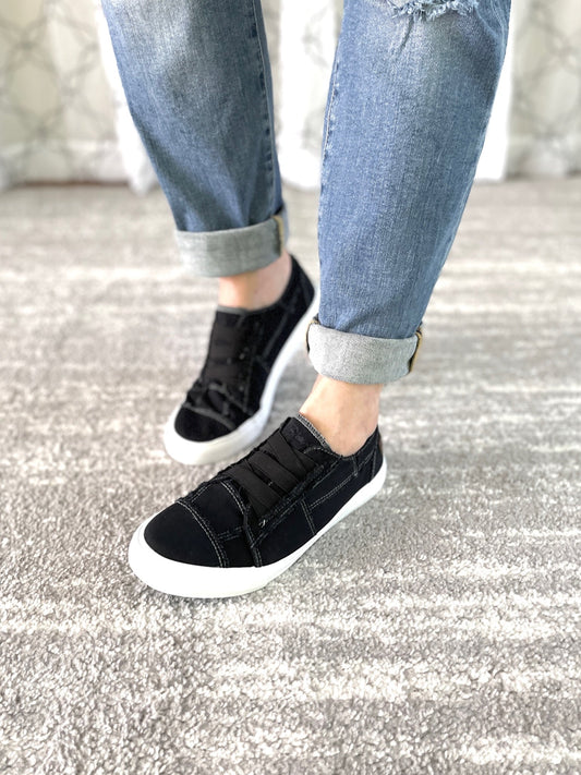 Marley Sneakers in Black Wash