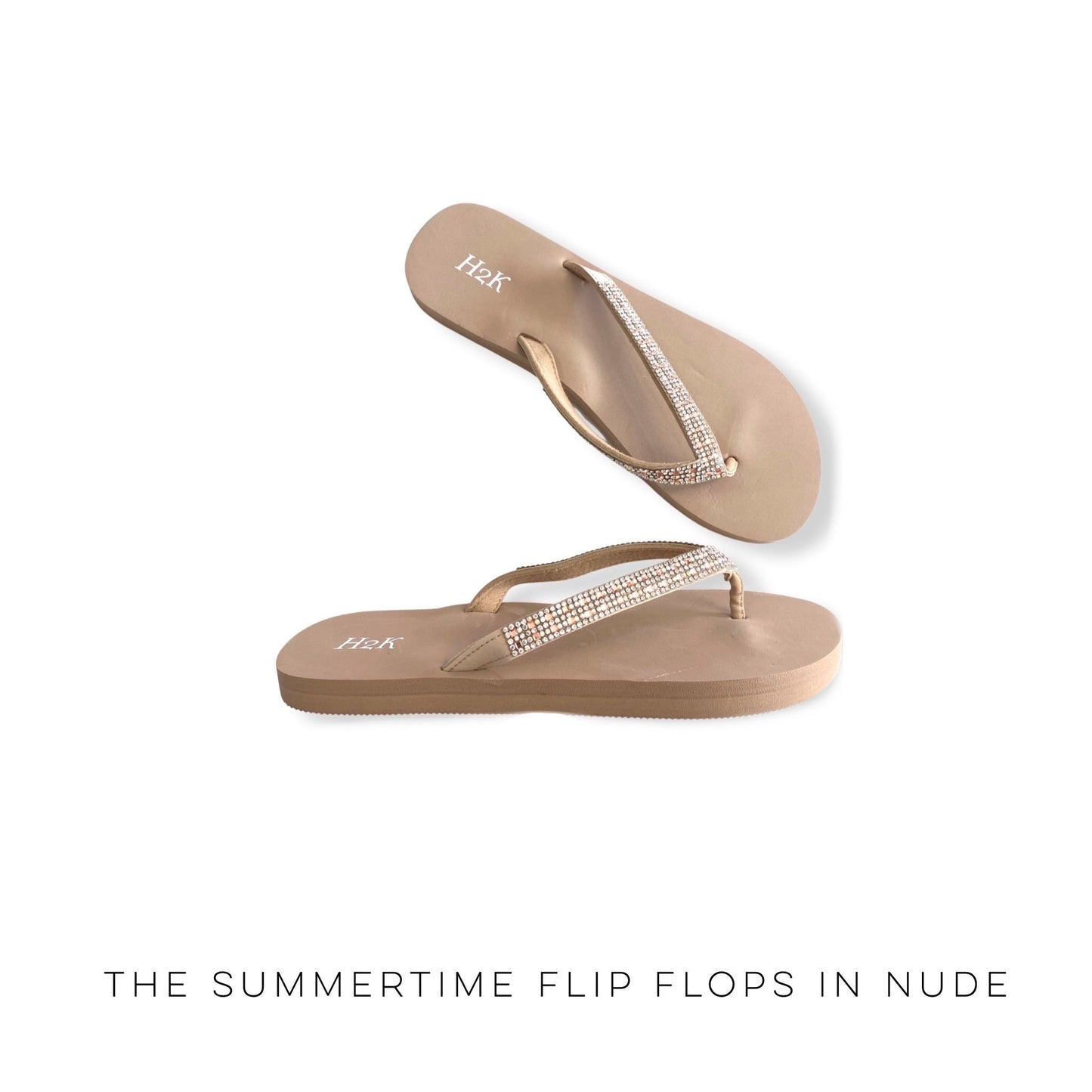 The Summertime Flip Flops in Nude