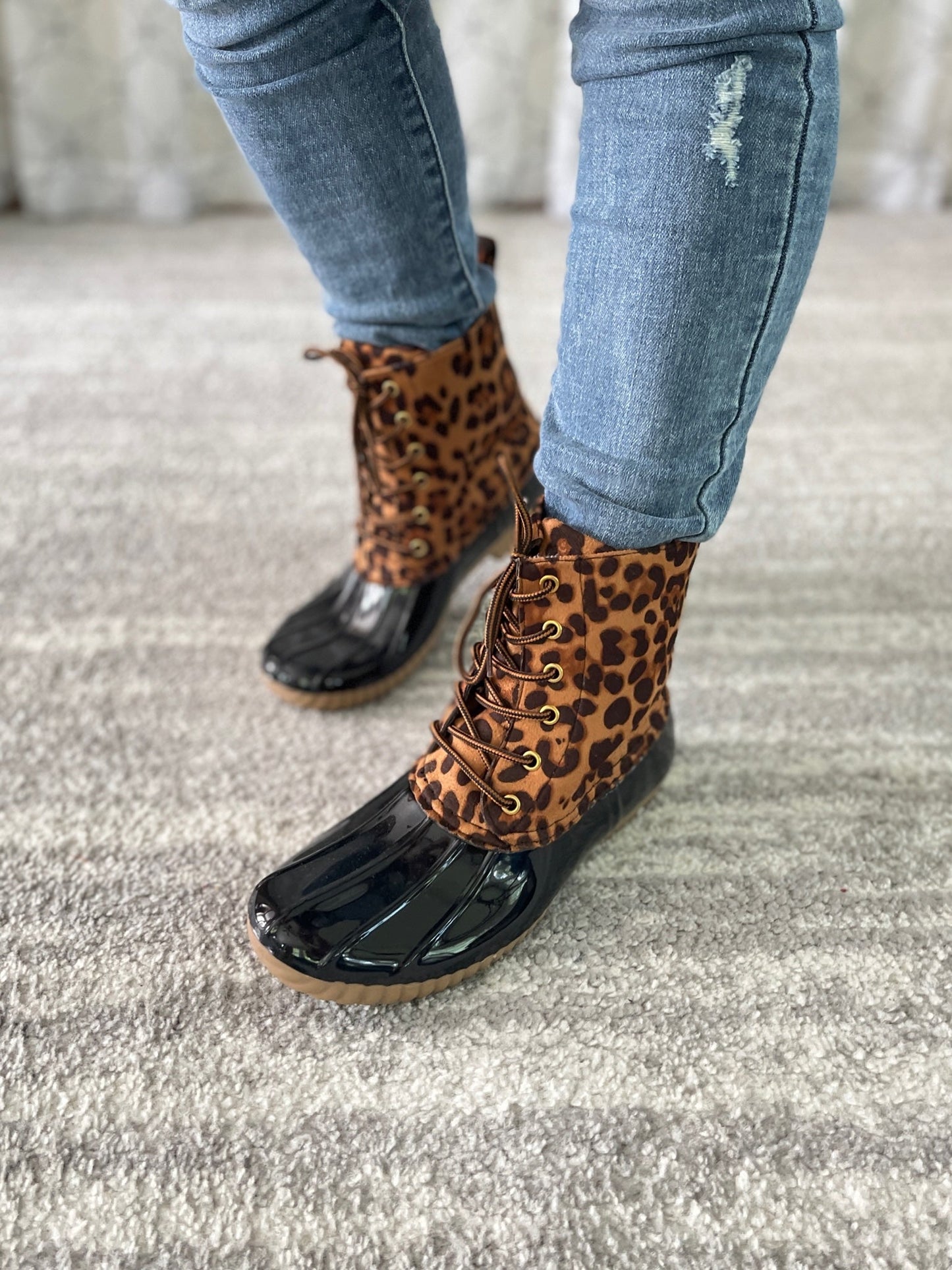 Walk Away Leopard Boots