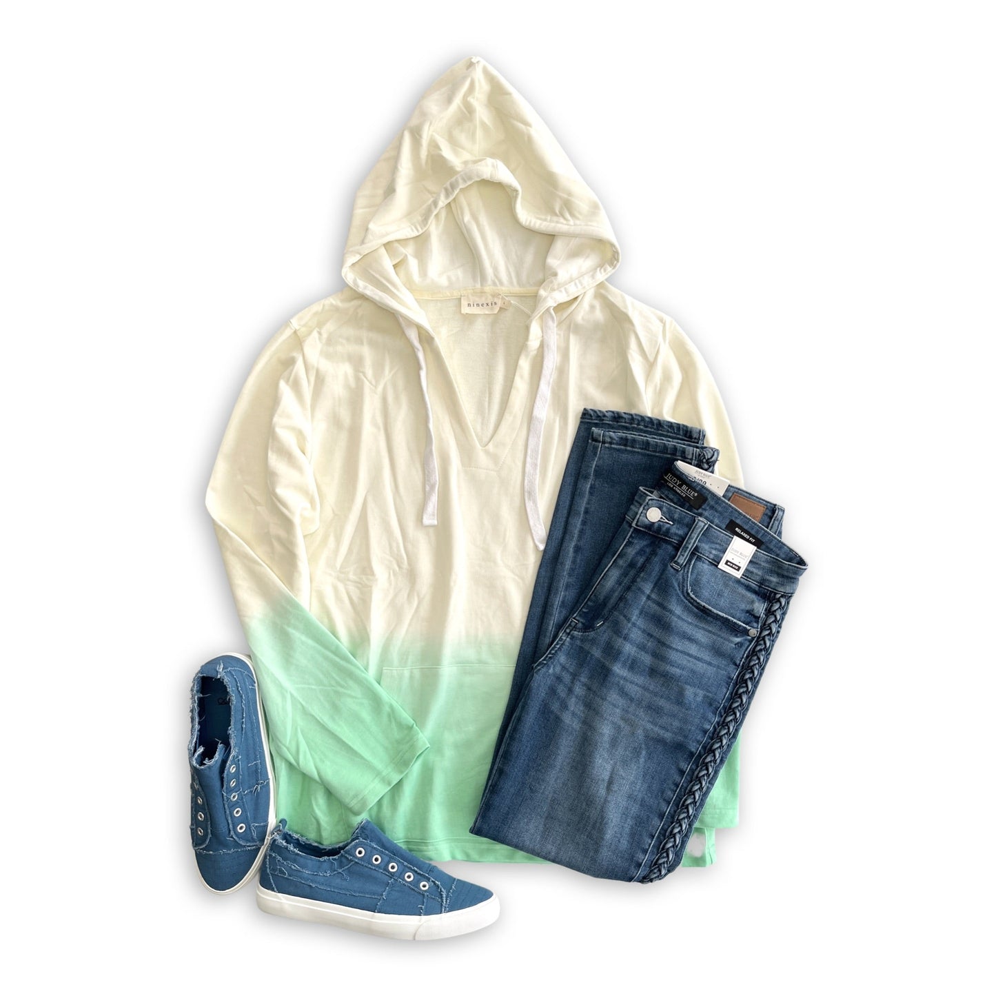 Get Together Hoodie in Mint