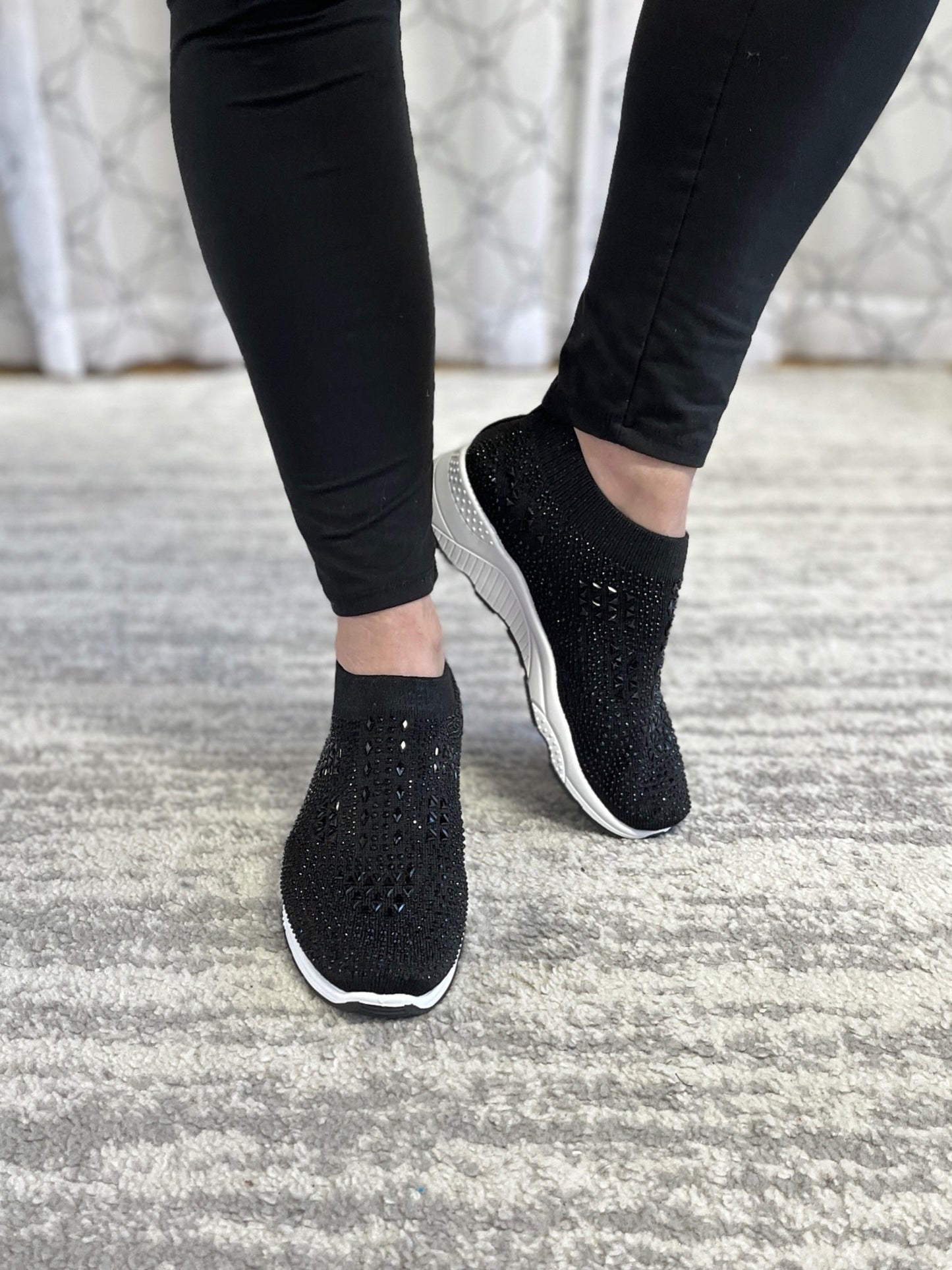 Fine and Dandy Sneakers in Black