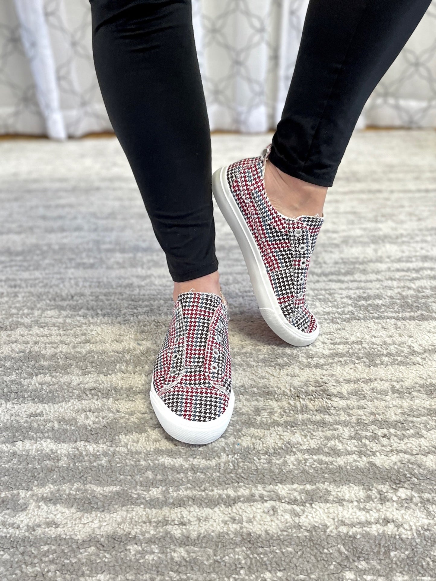 My Multi-Houndstooth Babalu Shoes