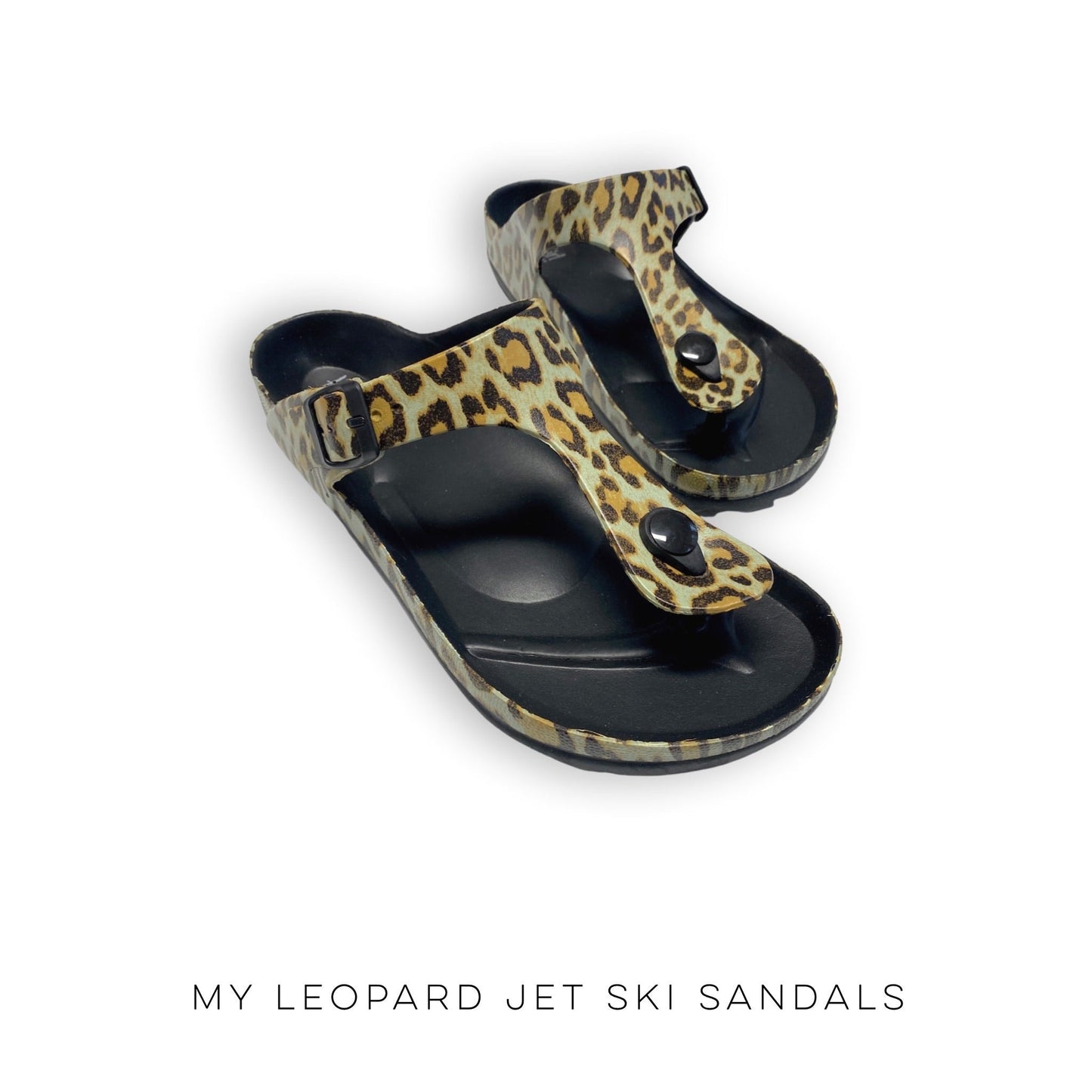 My Leopard Jet Ski Sandals