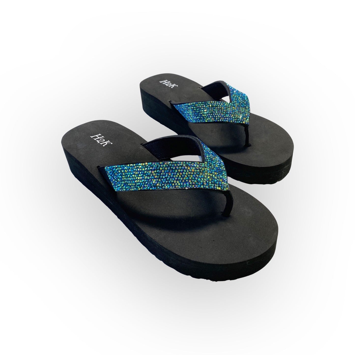 Let it Shine Platform Flip Flops