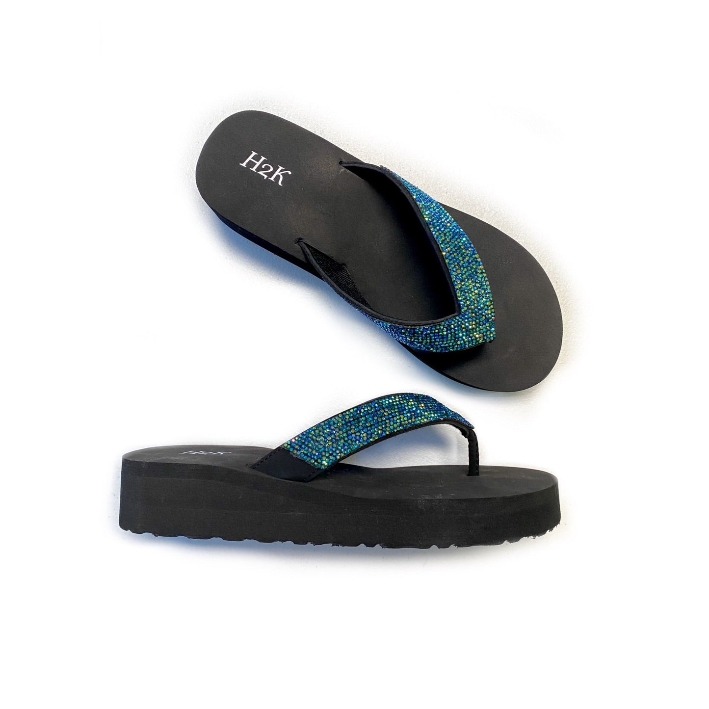 Let it Shine Platform Flip Flops