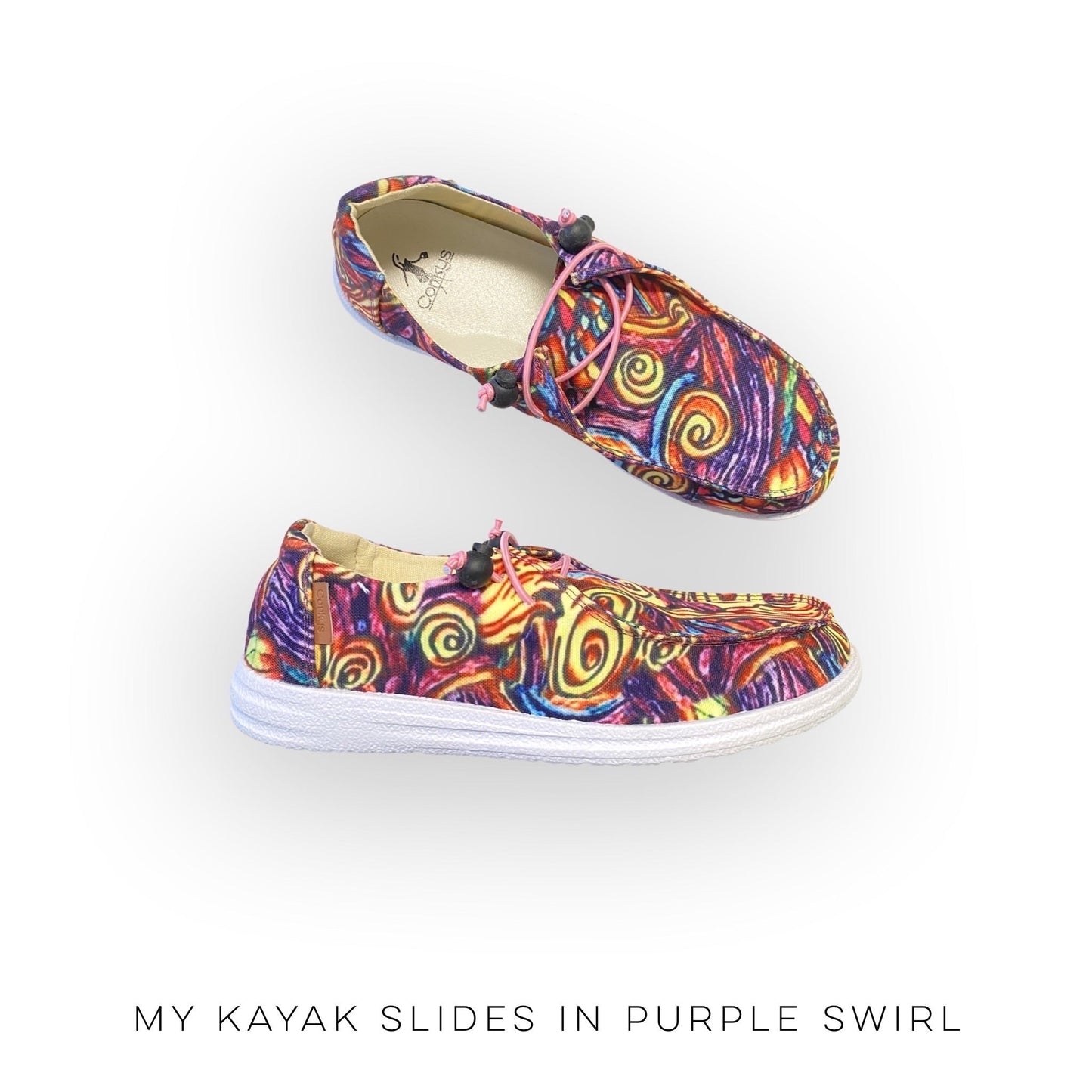 My Kayak Slides in Purple Swirl