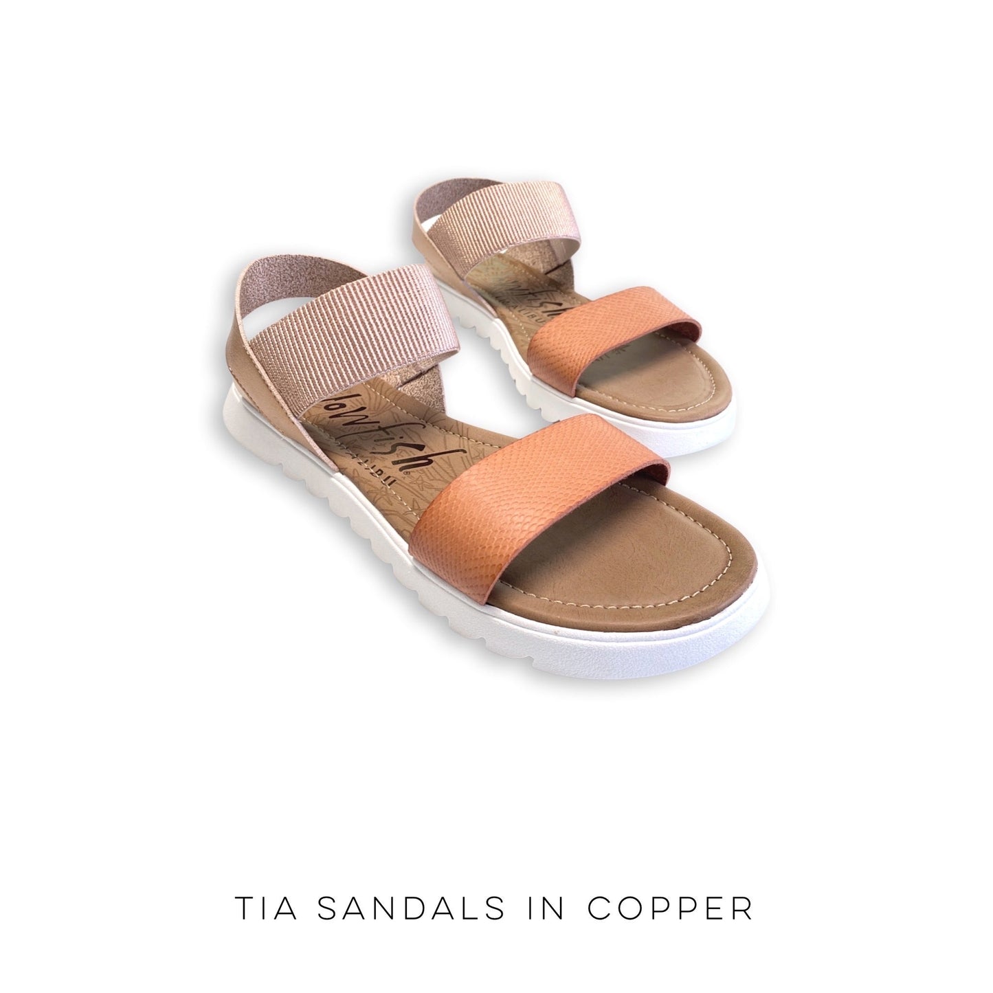 Tia Sandals in Copper