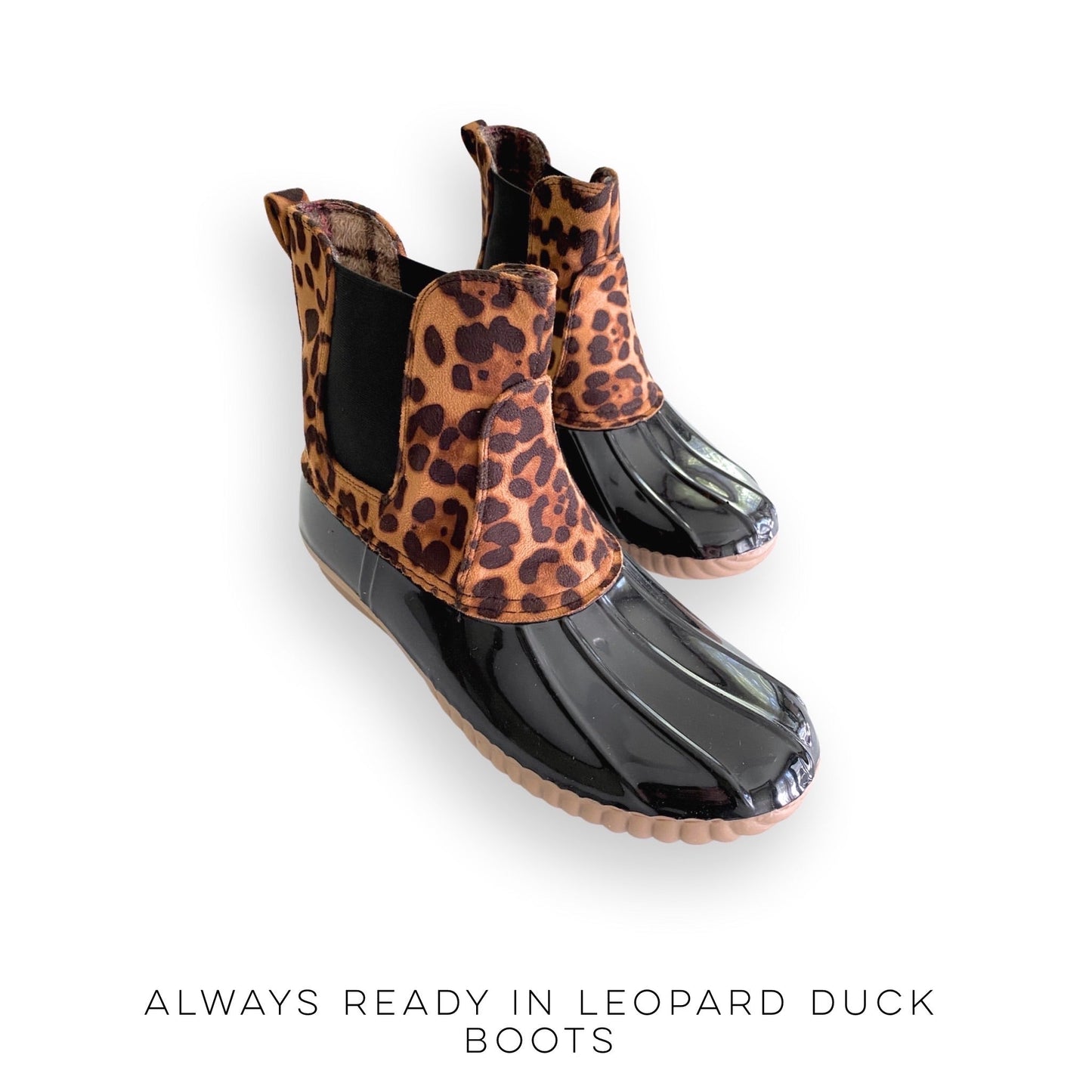 Always Ready in Leopard Duck Boots