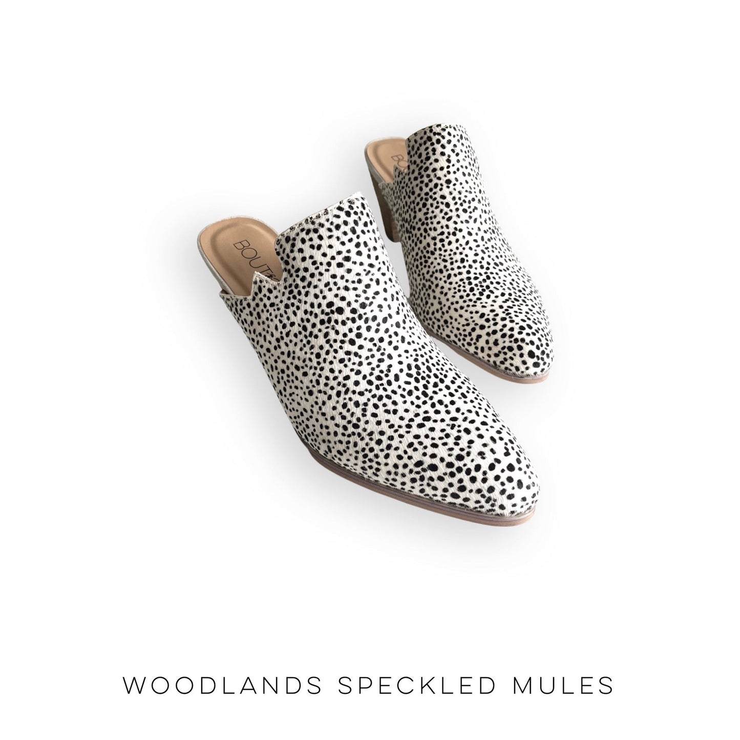 Woodlands Speckled Mules