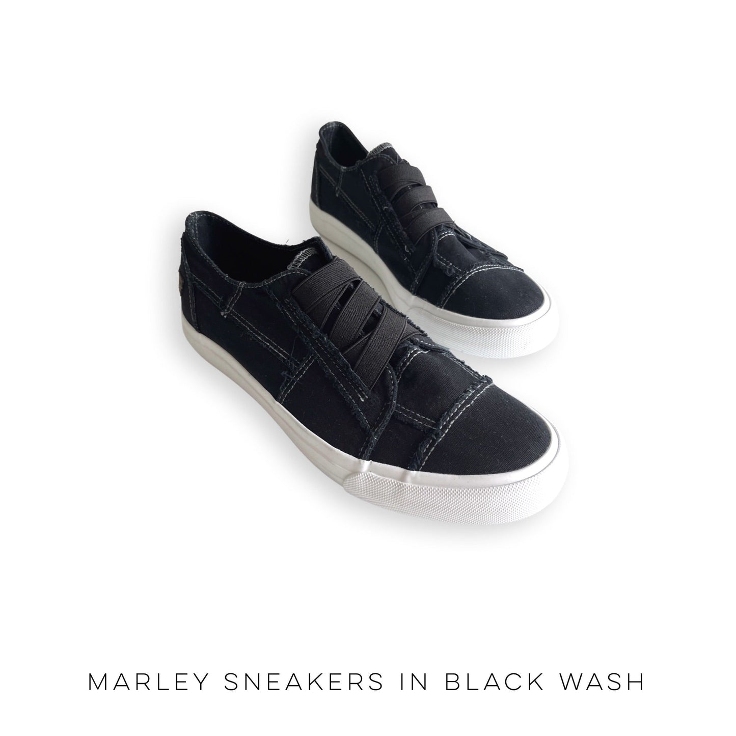 Marley Sneakers in Black Wash