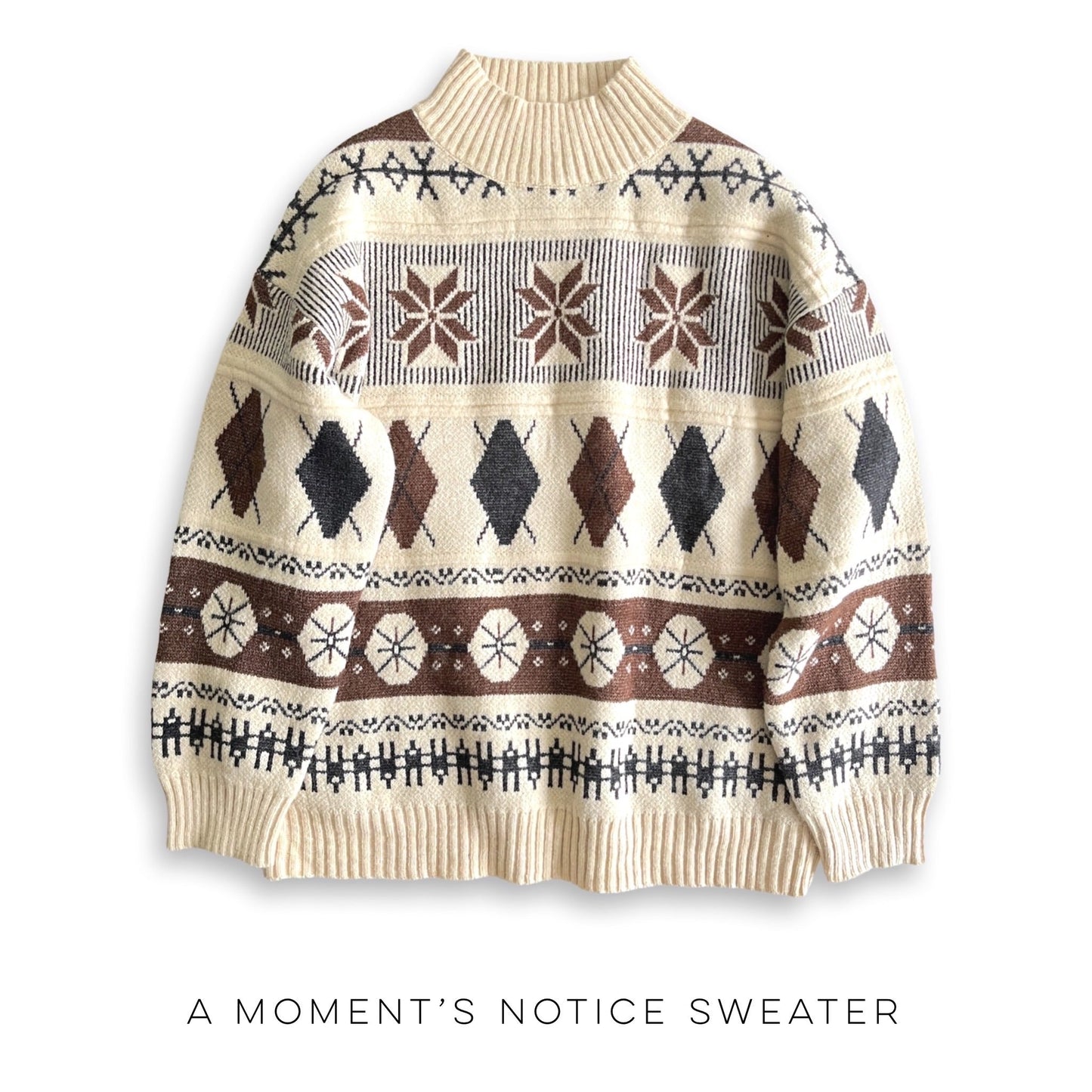 A Moment's Notice Sweater