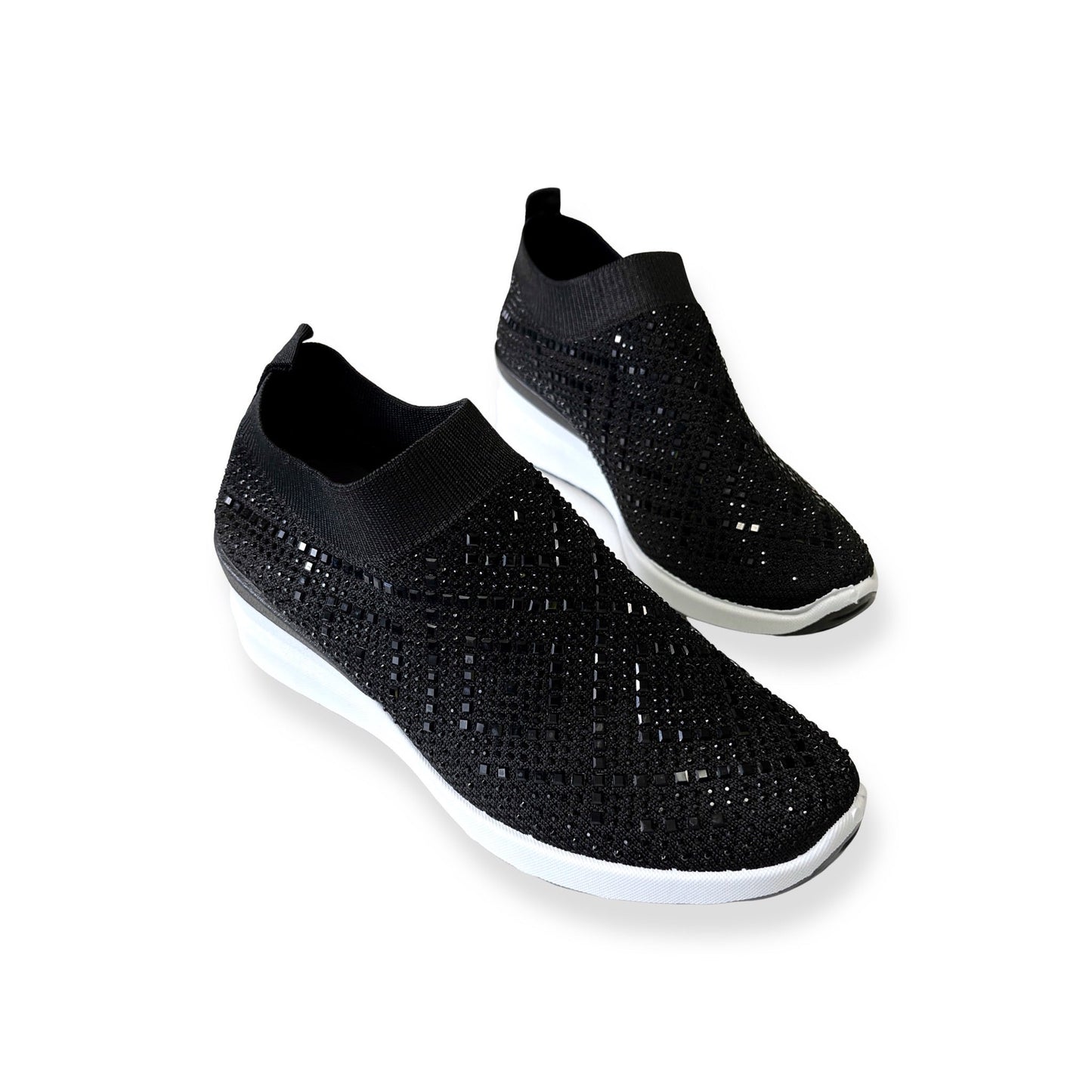 Walk It Out Sneakers in Black