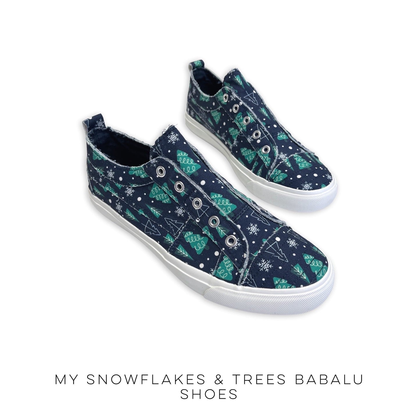 My Snowflakes & Trees Babalu Shoes