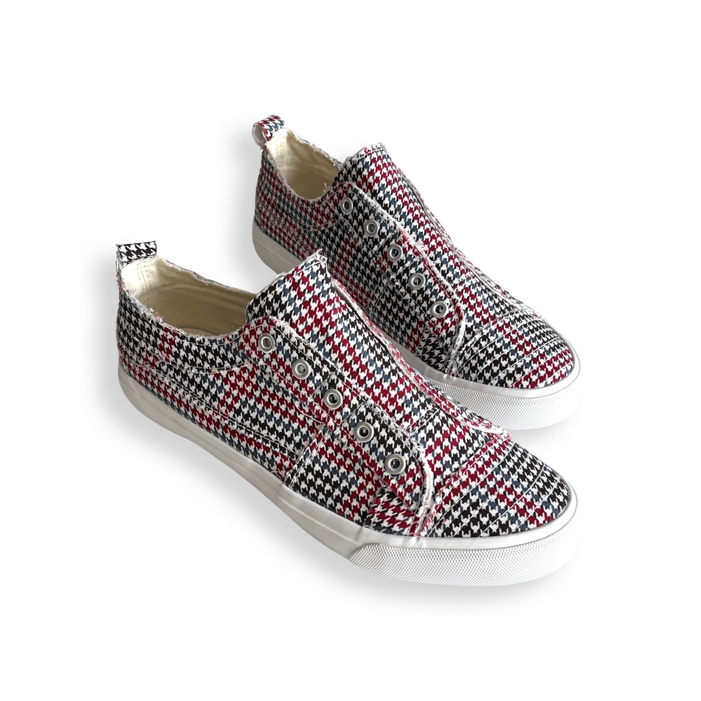 My Multi-Houndstooth Babalu Shoes