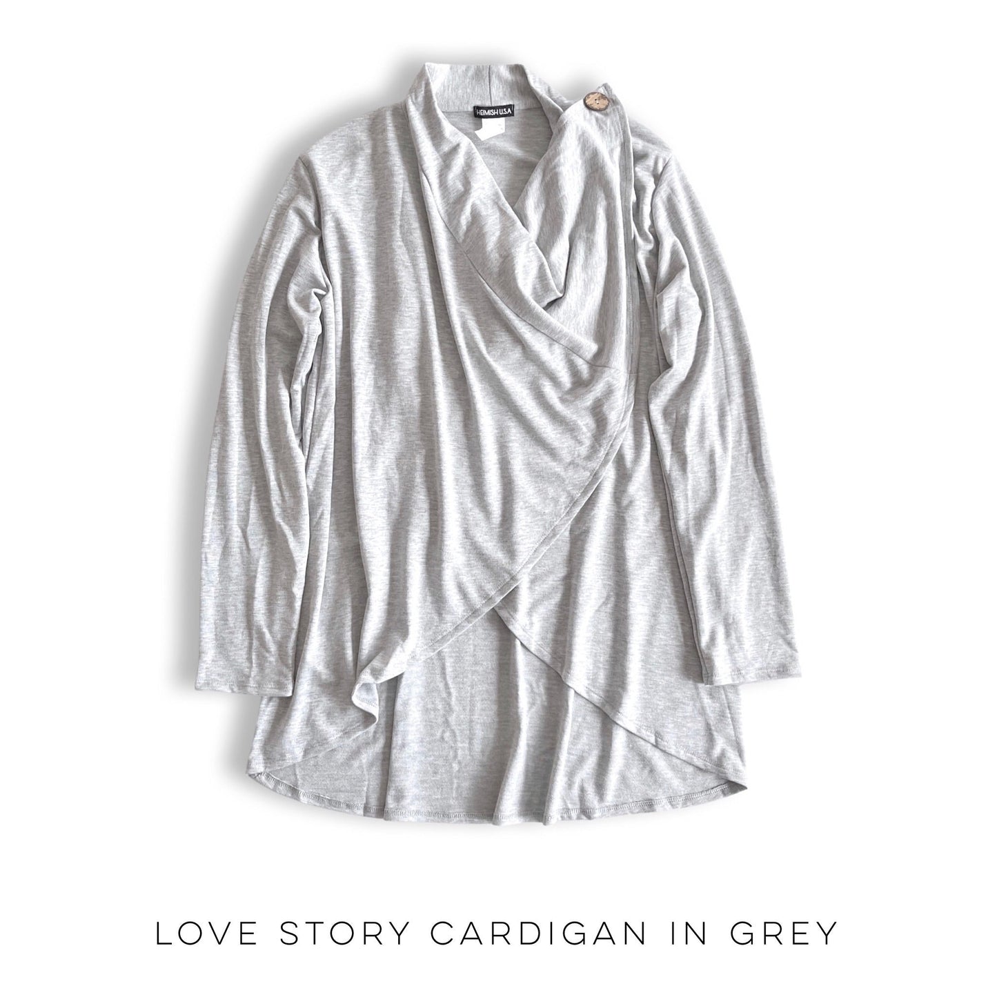 Love Story Cardigan in Grey