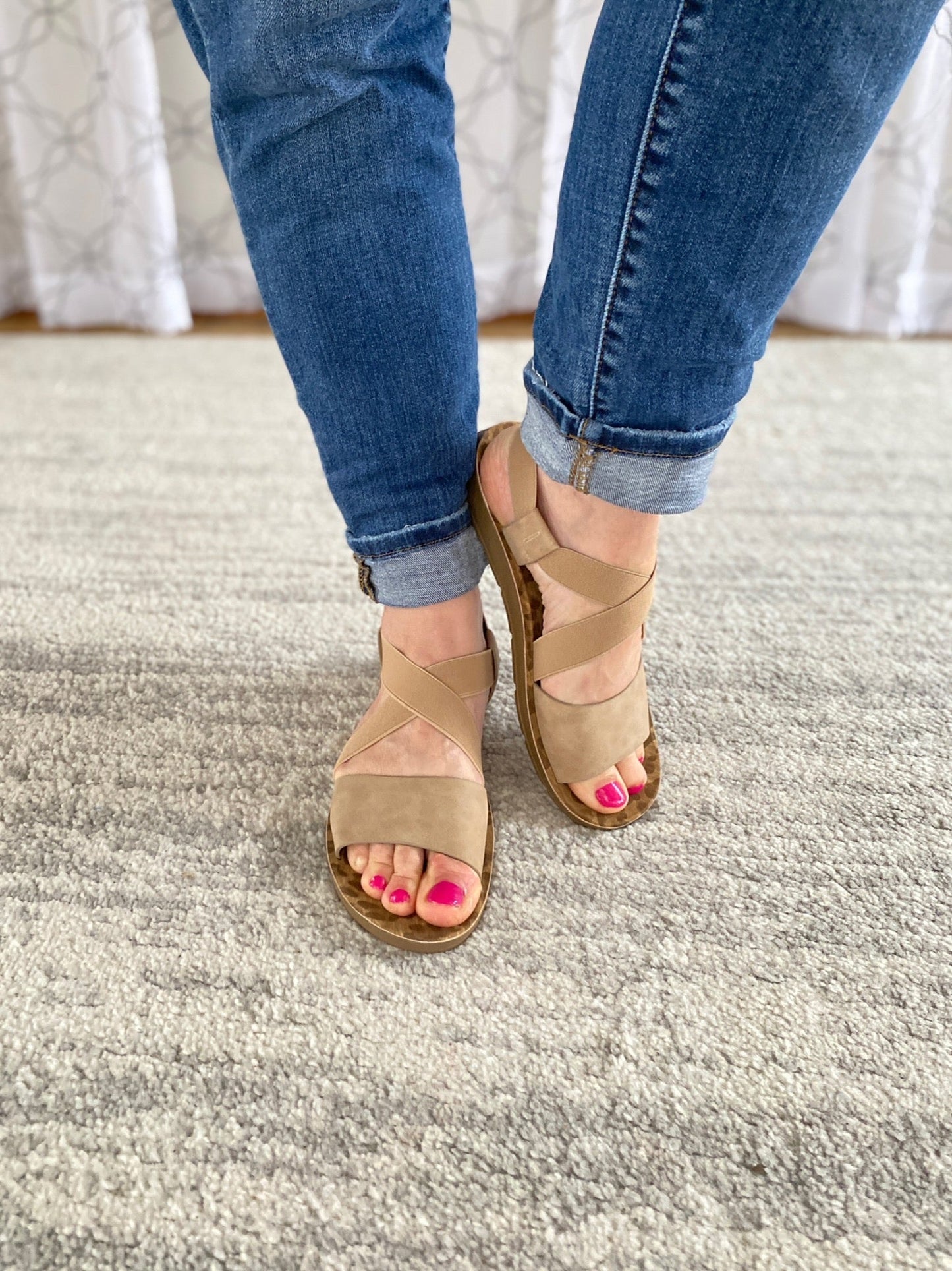 Thrive Sandals in Tan