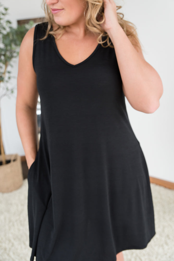 Reveal the Truth Dress in Black