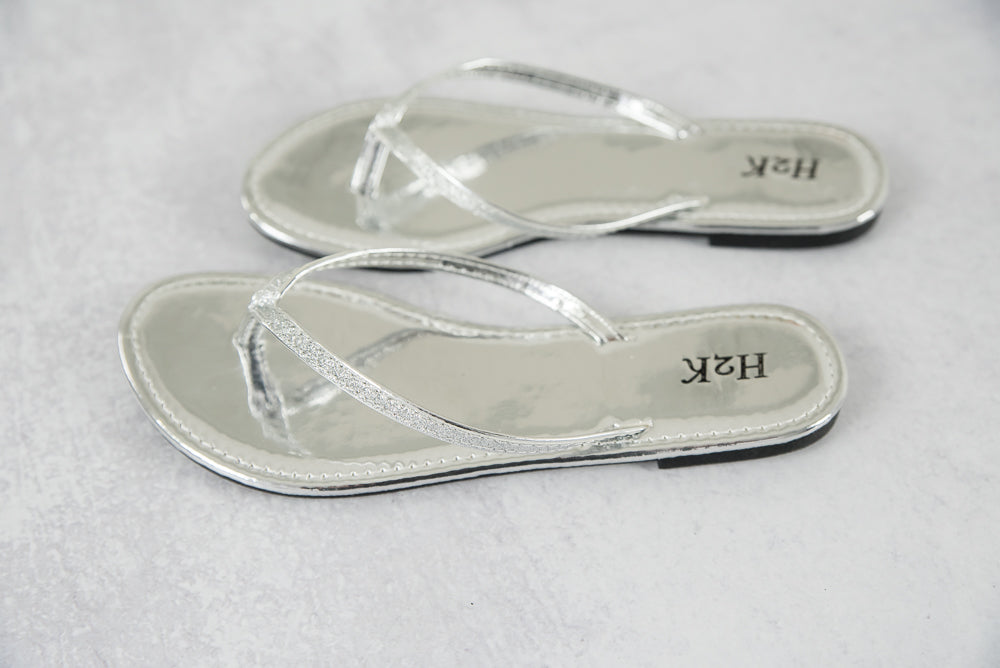 Sassy Sandals in Silver