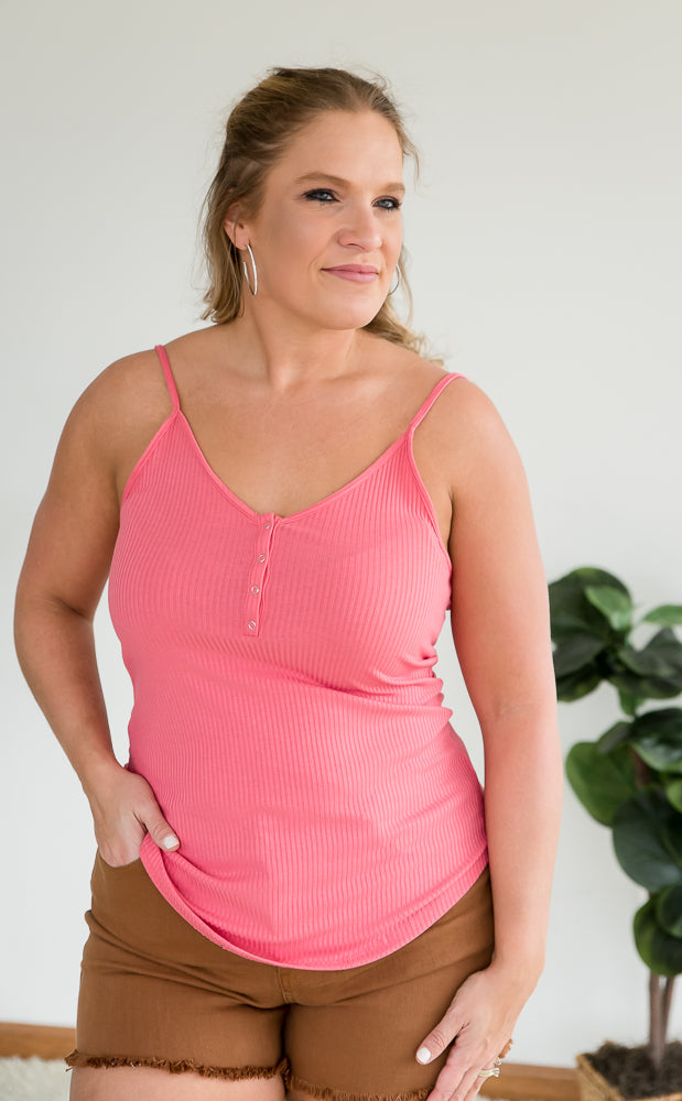 Sweet Lovely Cami in Rose