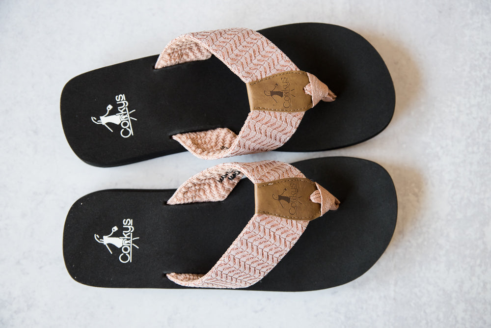 Lakeside Sandals in Blush