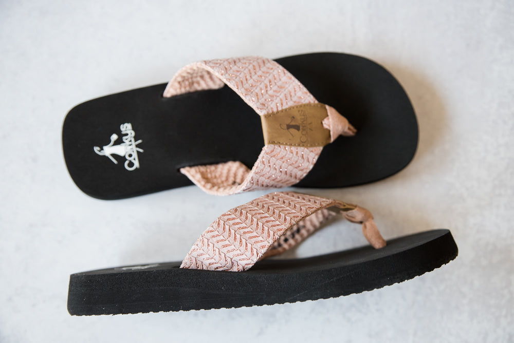 Lakeside Sandals in Blush
