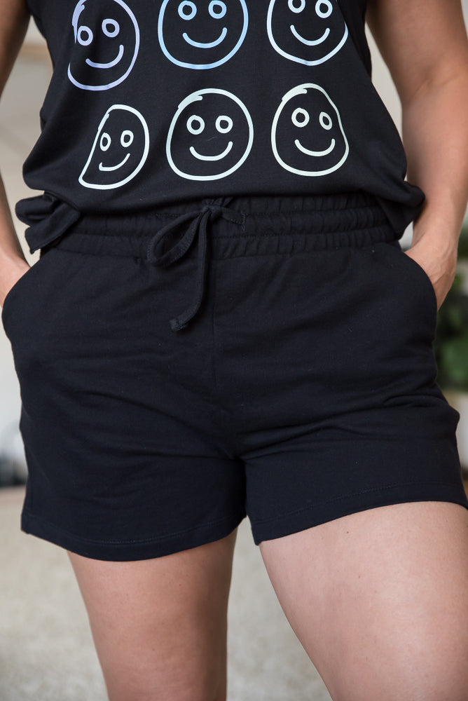 Wear Anytime Shorts in Black