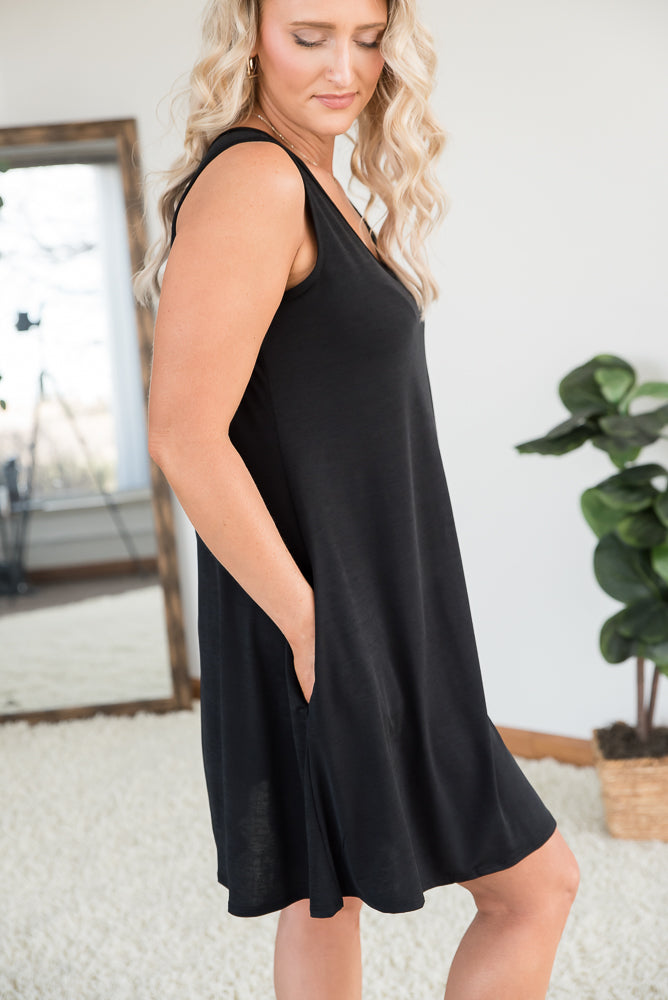 Reveal the Truth Dress in Black