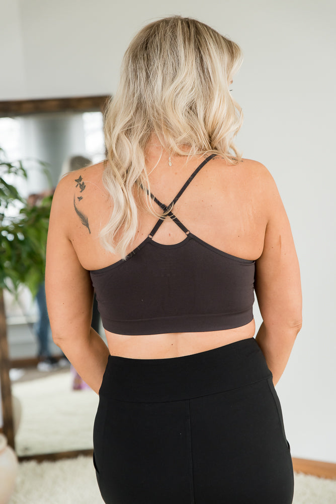 Show Your Support Ash Grey Bralette