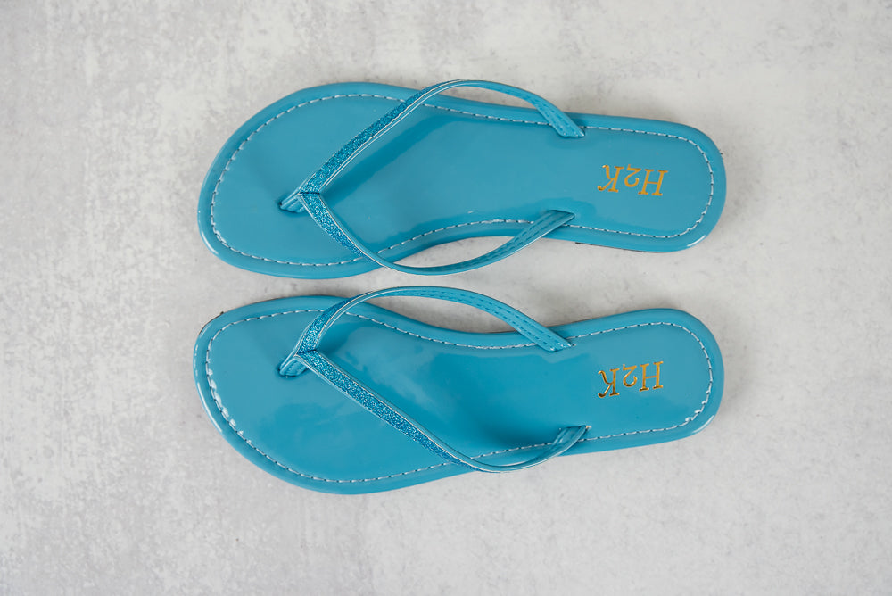 Sassy Sandals in Turquoise