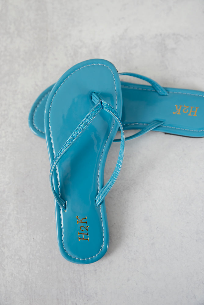 Sassy Sandals in Turquoise