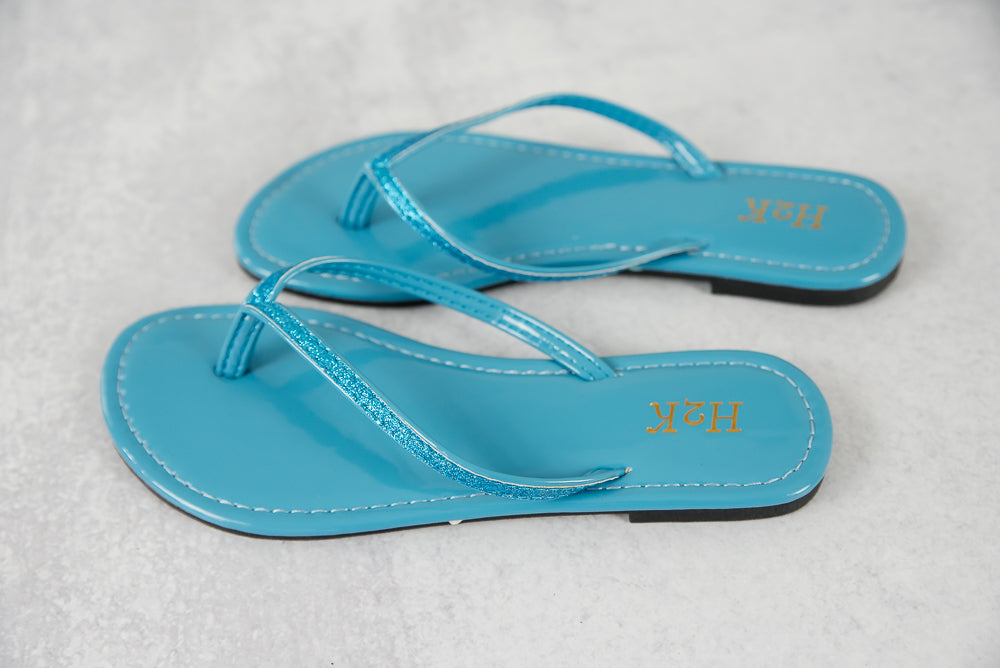 Sassy Sandals in Turquoise