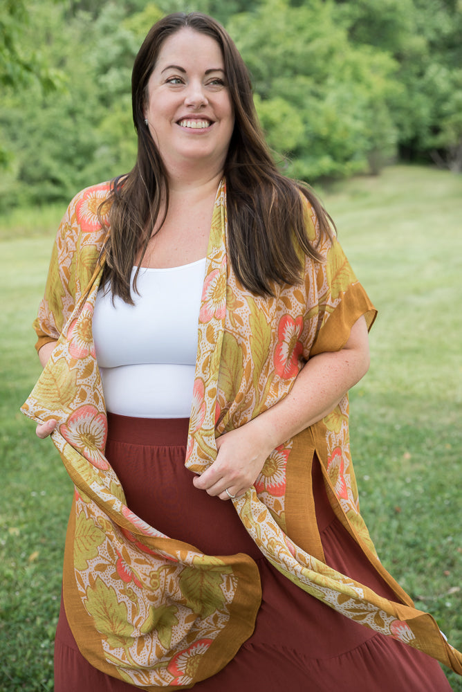 Vintage Floral Kimono