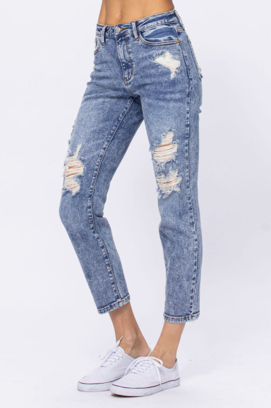 In the Spotlight Judy Blue Boyfriend Jeans