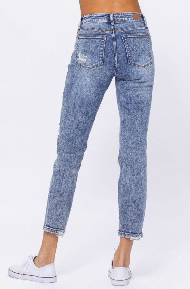 In the Spotlight Judy Blue Boyfriend Jeans