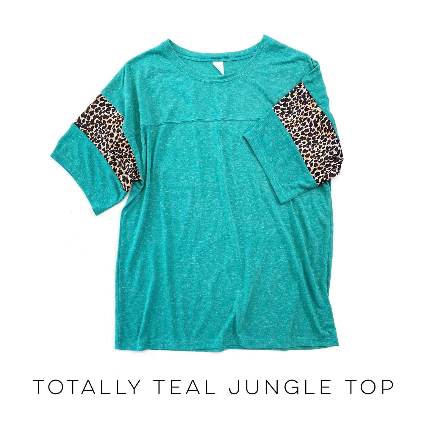 Totally Teal Jungle Top