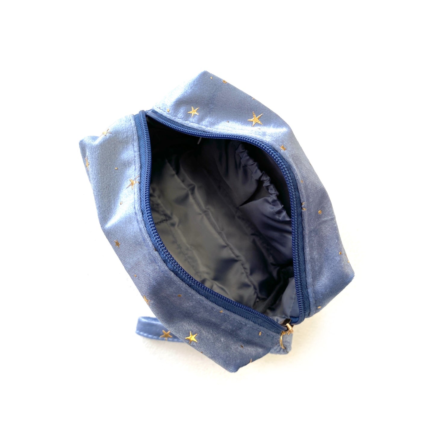 My Blue Velvet Star Cosmetic Bag