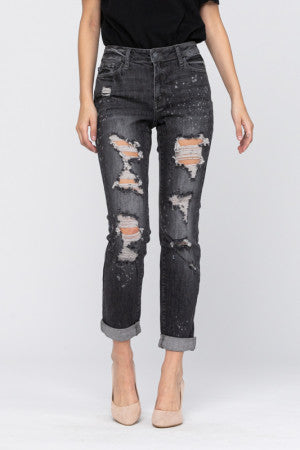 Better Believe It Judy Blue Boyfriend Jeans