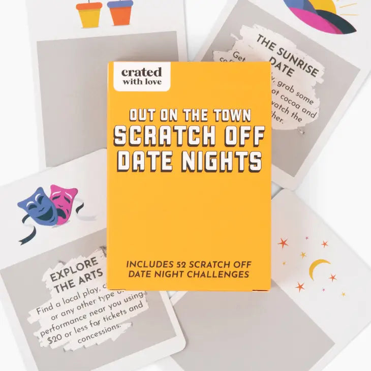 Out on the Town Scratch Off Date Night Cards