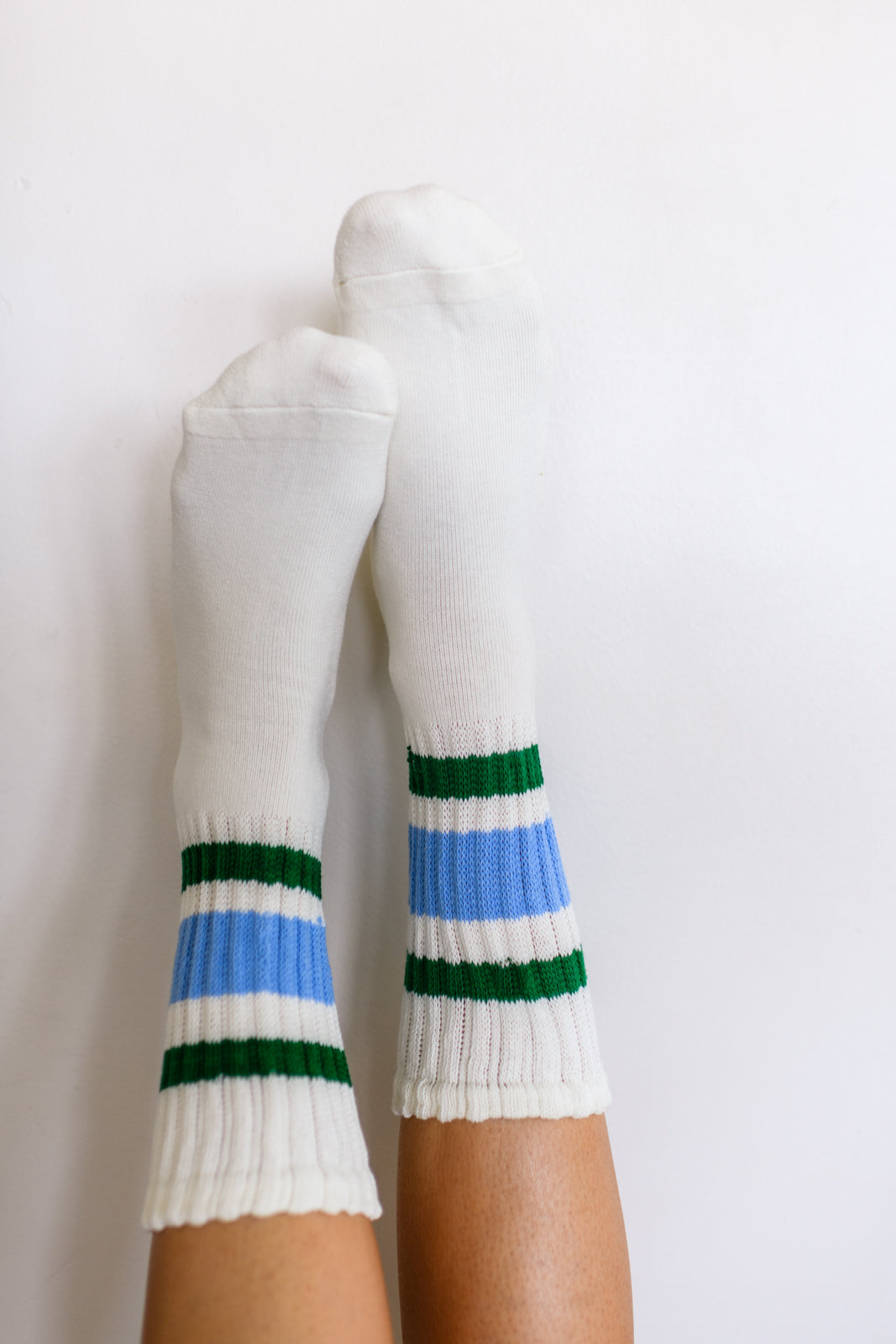 World's Best Dad Socks in Green and Blue